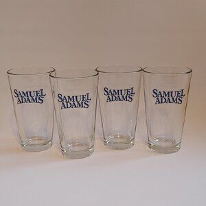 SAMUEL ADAMS BEER Pint Glass Sam Adams Quality Drinking Glass BNWOT LOT of 4